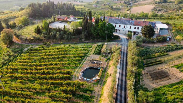 La zona dell’agriturismo Apollinare