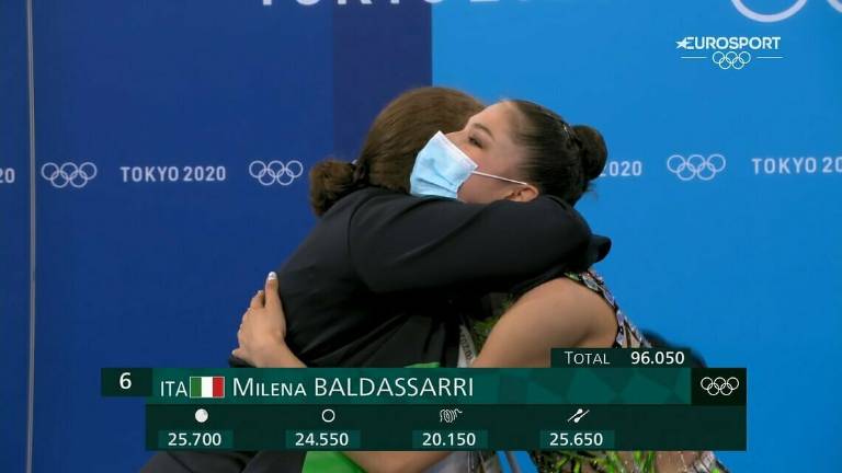 Olimpiadi, ginnastica ritmica: una splendida Baldassarri in finale Olimpiadi, ginnastica ritmica: una splendida Baldassarri in finale
