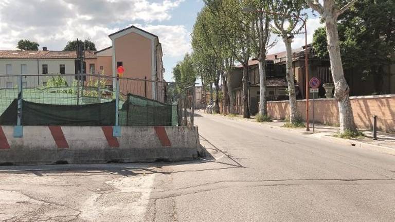 Arretramento del maxi cantiere: Zona Sacro Cuore con meno pericoli Arretramento del maxi cantiere: Zona Sacro Cuore con meno pericoli