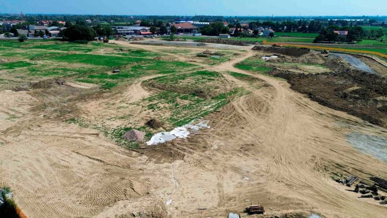 Il cantiere a Rio Marano Il cantiere a Rio Marano
