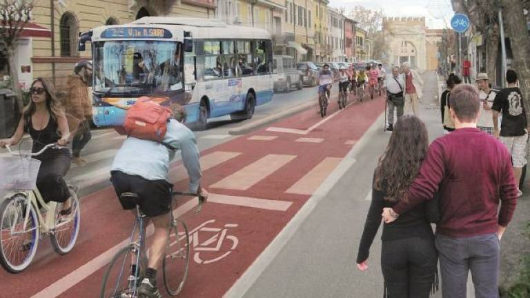 Nuova pista ciclabile e zona pedonale: San Giovanni diventa un vero borgo Nuova pista ciclabile e zona pedonale: San Giovanni diventa un vero borgo