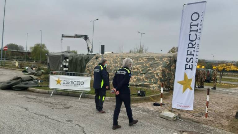 Da lunedì operativo il punto tamponi all'uscita dell'A14 di Riccione Da lunedì operativo il punto tamponi all'uscita dell'A14 di Riccione