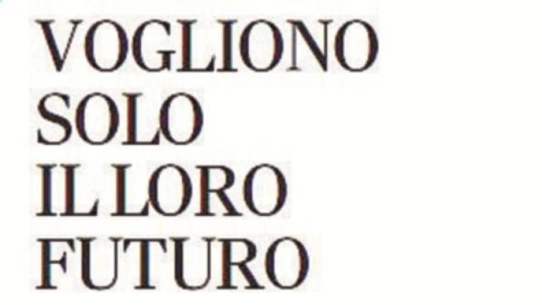 Vogliono solo il loro futuro Vogliono solo il loro futuro