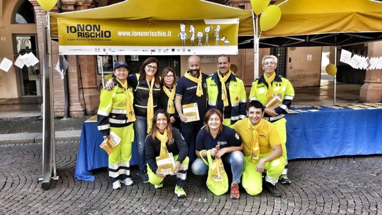 Forlì, Protezione civile in piazza Forlì, Protezione civile in piazza