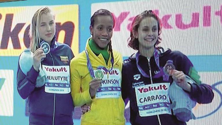 Delusione Scozzoli, ma una medaglia la porta a casa la fidanzata Martina Delusione Scozzoli, ma una medaglia la porta a casa la fidanzata Martina
