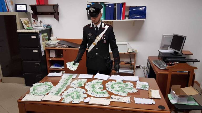 Saludecio. Falsario arrestato: sequestrati trentamila euro Saludecio. Falsario arrestato: sequestrati trentamila euro