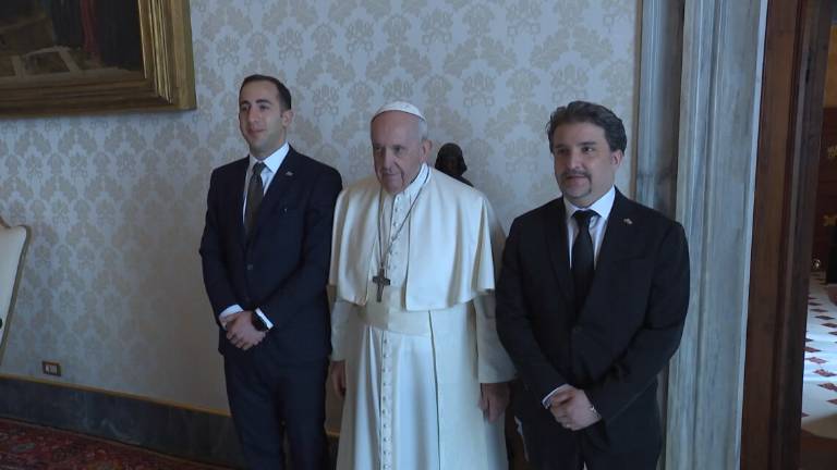 San Marino. I capitani reggenti ricevuti da Papa Francesco San Marino. I capitani reggenti ricevuti da Papa Francesco