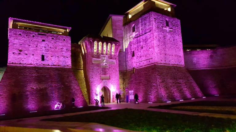 Rimini. Giornata Mondiale del Tumore al Pancreas: medici in piazza e il Castello si illumina di viola Rimini. Giornata Mondiale del Tumore al Pancreas: medici in piazza e il Castello si illumina di viola