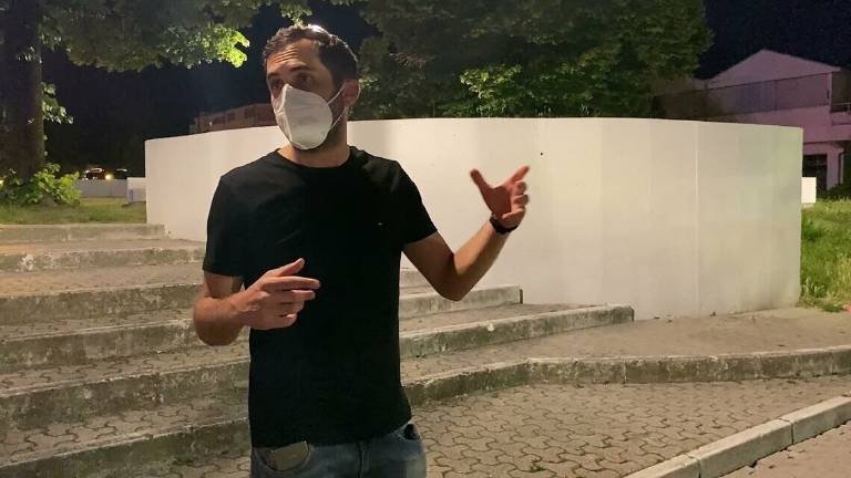 Cesena, camminata serale del sindaco nei luoghi della paura Cesena, camminata serale del sindaco nei luoghi della paura