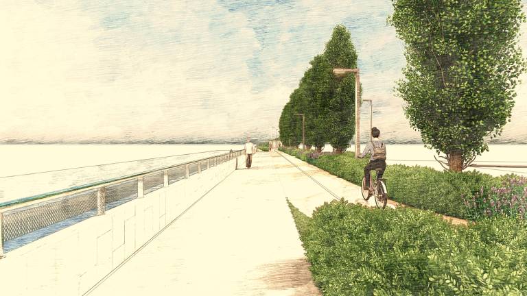 Riccione. Nuova passeggiata e nuovo verde in via Bellini Riccione. Nuova passeggiata e nuovo verde in via Bellini