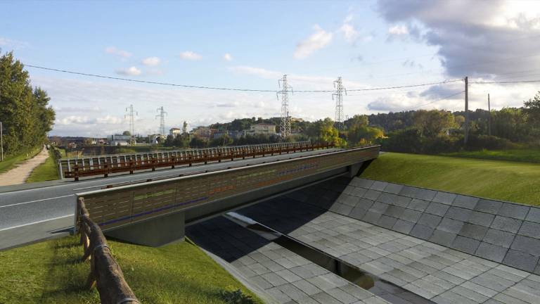 Rimini, domani nasce il nuovo ponte sull'Ausa Rimini, domani nasce il nuovo ponte sull'Ausa