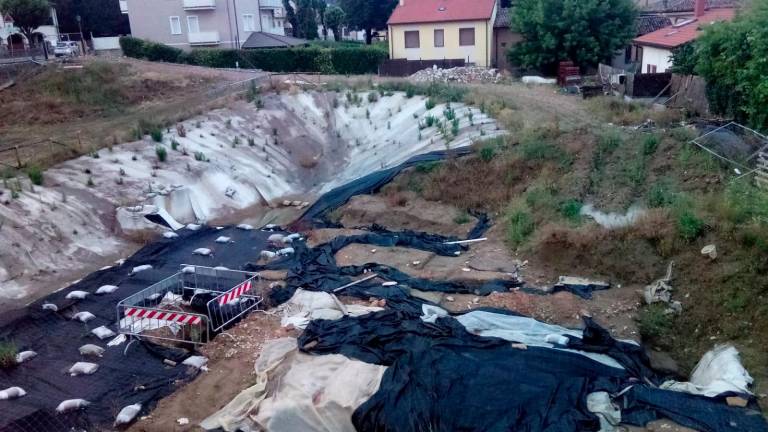 Le condizioni in cui versa ora l’importante sito archeologico Le condizioni in cui versa ora l’importante sito archeologico