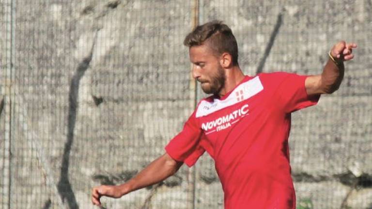 Venturini si gode il primo gol stagionale del nuovo Rimini Venturini si gode il primo gol stagionale del nuovo Rimini