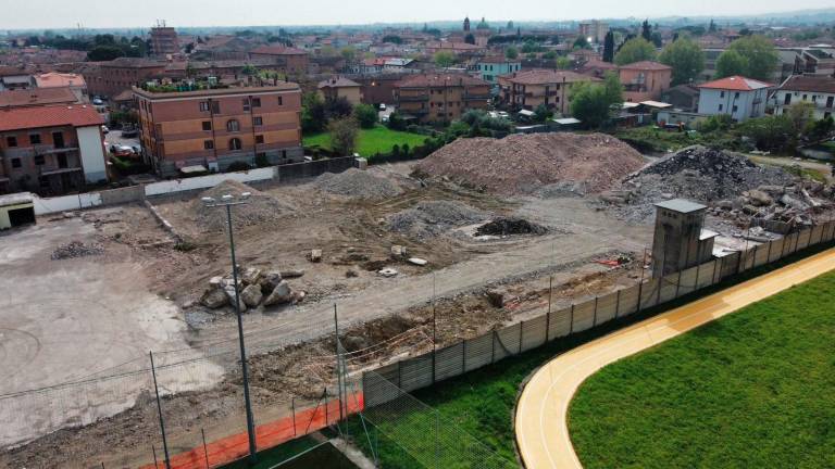 Il cantiere dove sono stati trovati gli ordigni