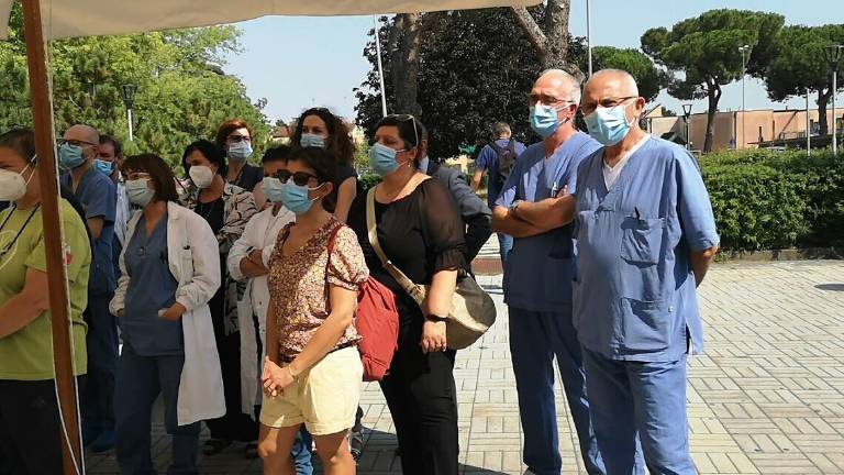 Imola, la giunta Bonaccini ha incontrato i sanitari dell'Ausl Imola, la giunta Bonaccini ha incontrato i sanitari dell'Ausl