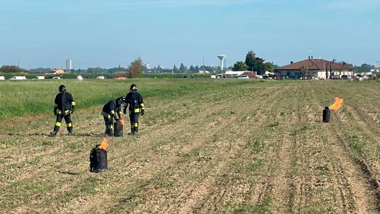La messa in sicurezza delle bombole di Gpl presenti sul posto La messa in sicurezza delle bombole di Gpl presenti sul posto