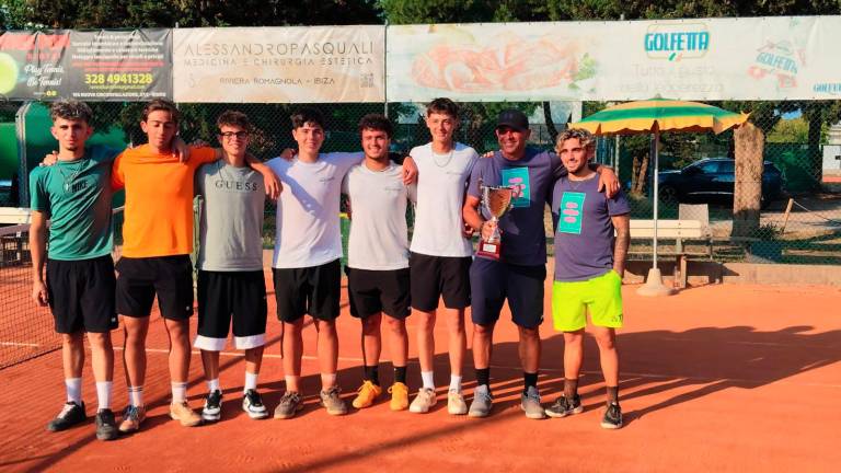 La squadra Under 18 del Ten Sport Center La squadra Under 18 del Ten Sport Center