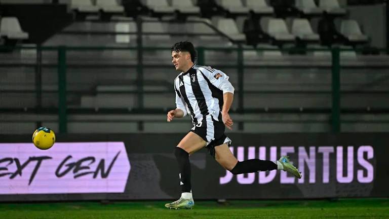 Alessandro Pietrelli con la maglia della Juventus Next Gen Alessandro Pietrelli con la maglia della Juventus Next Gen