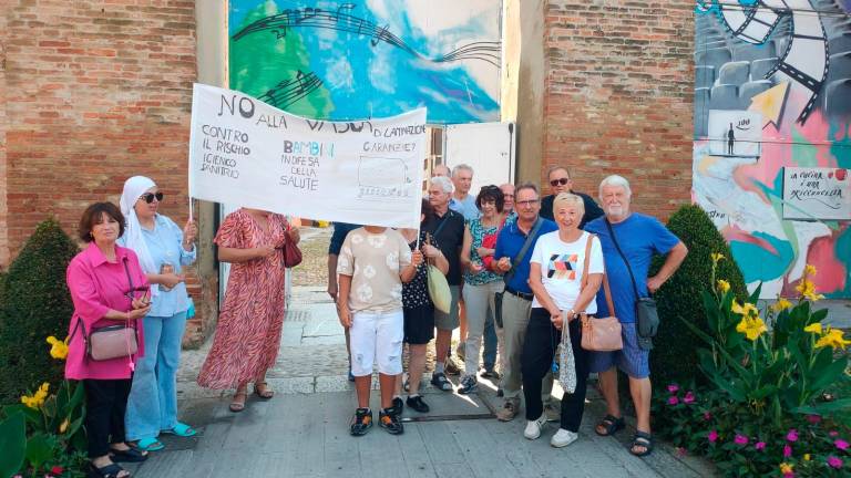 Forlimpopoli, incontro e protesta sulle vasche di laminazione Forlimpopoli, incontro e protesta sulle vasche di laminazione