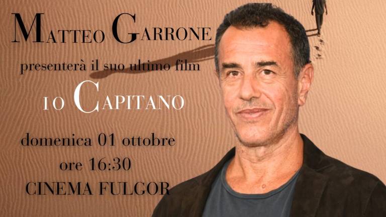 Rimini. Matteo Garrone domenica pomeriggio al cinema Fulgor dialoga col pubblico di Io Capitano Rimini. Matteo Garrone domenica pomeriggio al cinema Fulgor dialoga col pubblico di Io Capitano