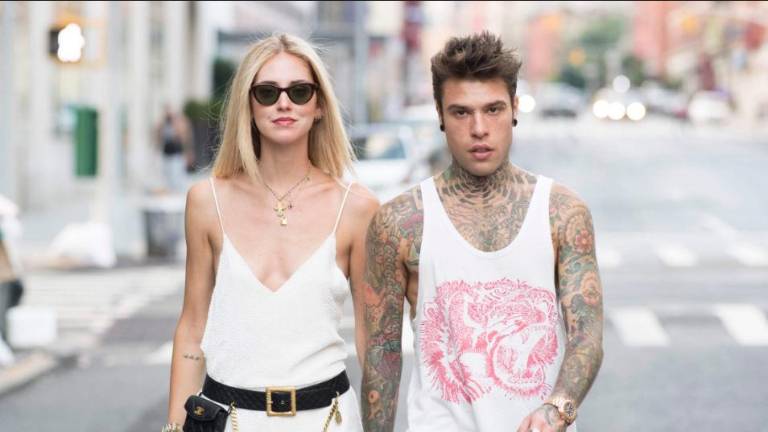 Fedez con l’ex moglie Chiara Ferragni Fedez con l’ex moglie Chiara Ferragni