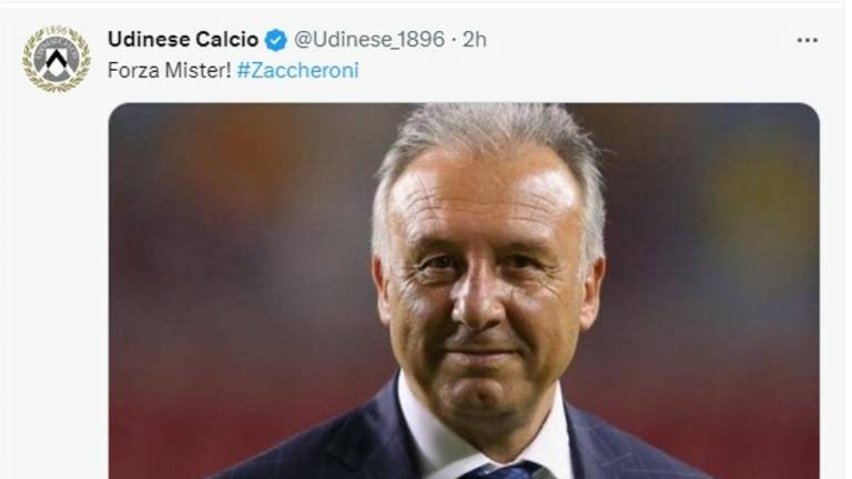 Calcio, Zaccheroni resta in rianimazione. L'Udinese: Forza Mister! Calcio, Zaccheroni resta in rianimazione. L'Udinese: Forza Mister!