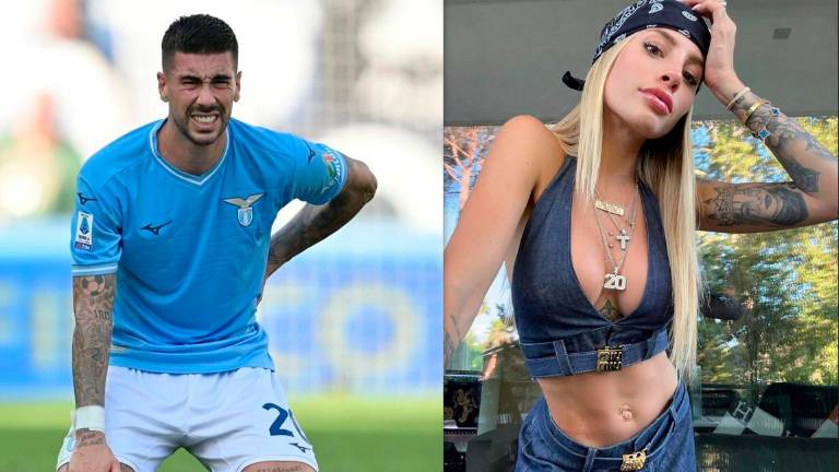 Mattia Zaccagni, attaccante bellariese della Lazio, e la moglie Chiara Nasti Mattia Zaccagni, attaccante bellariese della Lazio, e la moglie Chiara Nasti