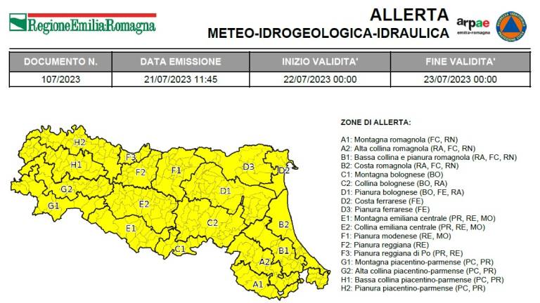 Meteo Romagna, temporali: sabato allerta gialla Meteo Romagna, temporali: sabato allerta gialla