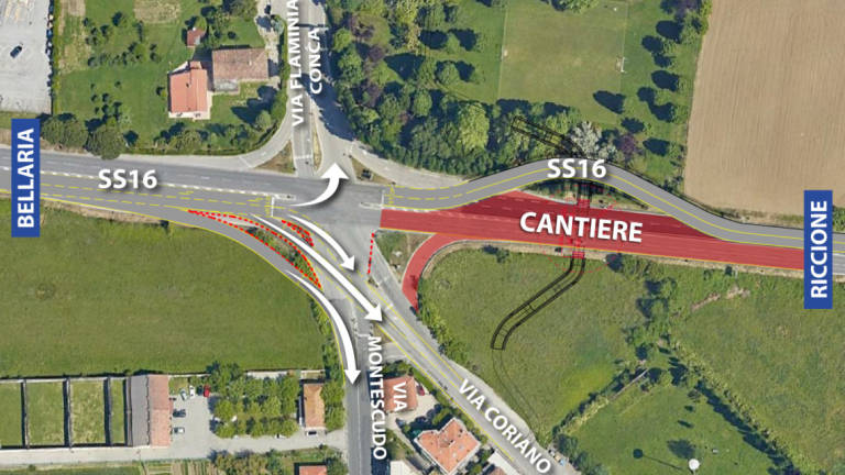 Rimini, senza grandi patemi il cantiere sulla statale 16 Rimini, senza grandi patemi il cantiere sulla statale 16