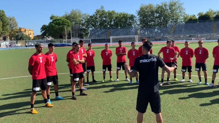 Calcio D, primo giorno di scuola del nuovo Rimini di Mastronicola Calcio D, primo giorno di scuola del nuovo Rimini di Mastronicola