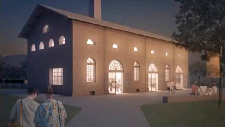 Il rendering del progetto all’ex Amga Il rendering del progetto all’ex Amga