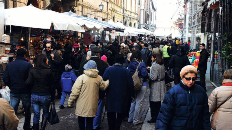 Il centro storico di Forlì in festa per la Madonna del Fuoco Il centro storico di Forlì in festa per la Madonna del Fuoco