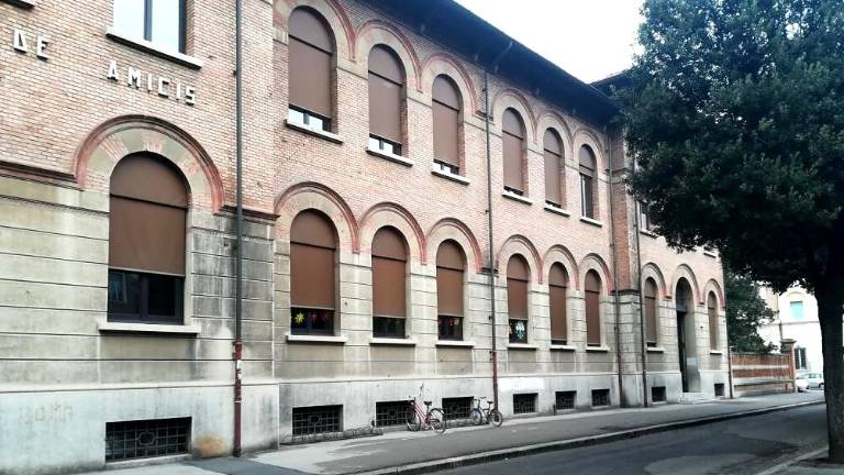 Forlì, lavori alla scuola De Amicis Forlì, lavori alla scuola De Amicis