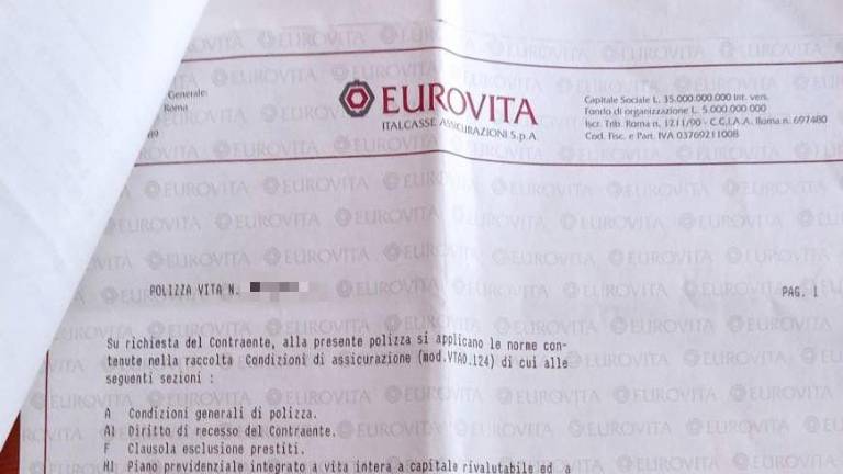 Polizze Eurovita, la testimonianza da Forlì: Nessun riscatto neanche in caso di Malattia grave Polizze Eurovita, la testimonianza da Forlì: Nessun riscatto neanche in caso di Malattia grave
