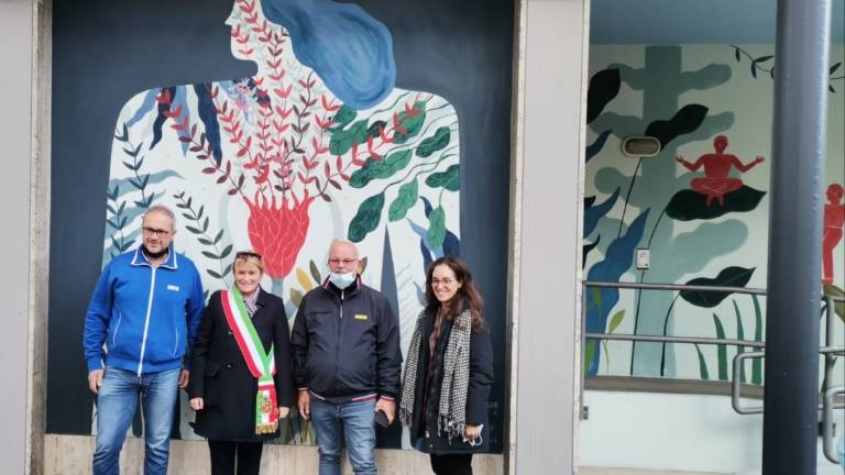 Ravenna, un murale che celebra la vita per l'Avis provinciale Ravenna, un murale che celebra la vita per l'Avis provinciale