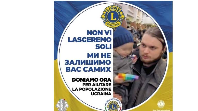 Dal Lions Club Forlì Host 6mila dollari per la popolazione ucraina Dal Lions Club Forlì Host 6mila dollari per la popolazione ucraina