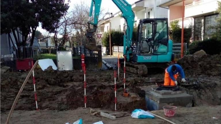 Ripartiti i lavori anti esondazione a Borgo Paglia di Cesena Ripartiti i lavori anti esondazione a Borgo Paglia di Cesena