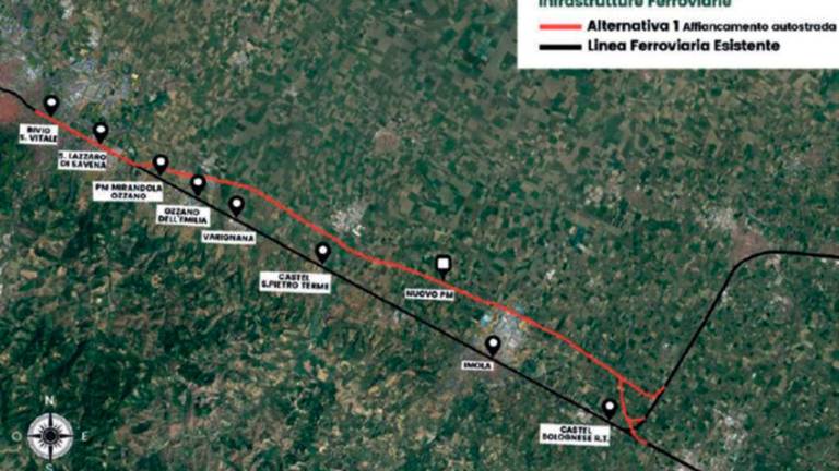 Treni, dal 2026 via al quadruplicamento della tratta Bologna-Castel Bolognese: “Un’opera da 3,6 miliardi che porterà più convogli e minori attese”