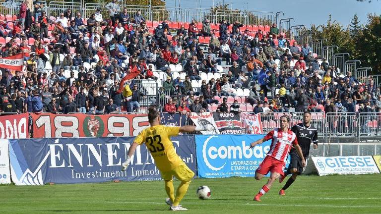 Calcio C, un giusto pareggio tra Vis Pesaro e Cesena (1-1) Calcio C, un giusto pareggio tra Vis Pesaro e Cesena (1-1)