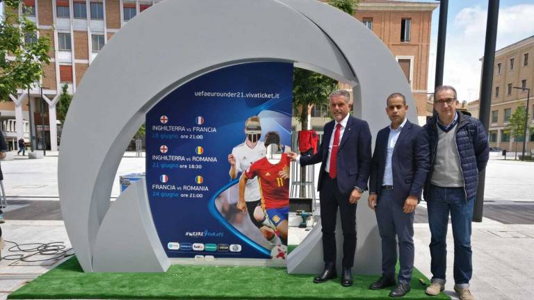 Europei under 21, a Cesena cresce l'attesa con il countdown clock Europei under 21, a Cesena cresce l'attesa con il countdown clock