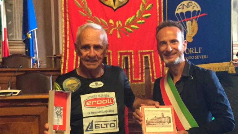 Alessandro Bellière con il consigliere comunale Albert Bentivogli Alessandro Bellière con il consigliere comunale Albert Bentivogli