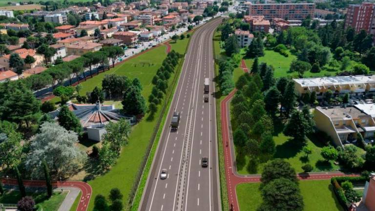 Come sarà la bretella fra i palazzi Come sarà la bretella fra i palazzi
