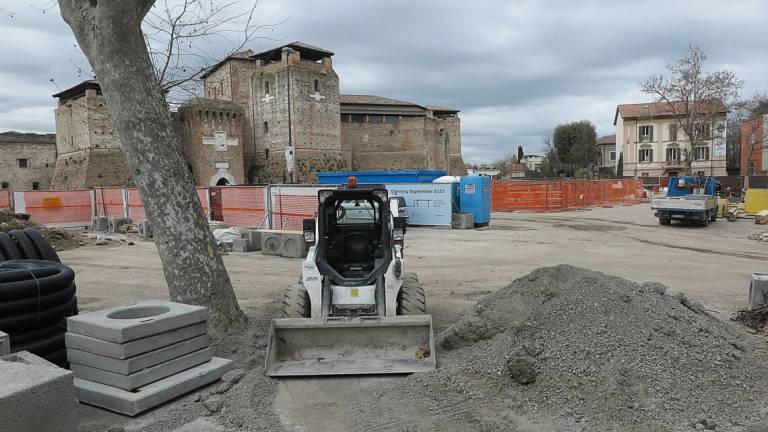 Scavi in piazza Malatesta, entro l'anno il Museo Fellini / VIDEO Scavi in piazza Malatesta, entro l'anno il Museo Fellini / VIDEO