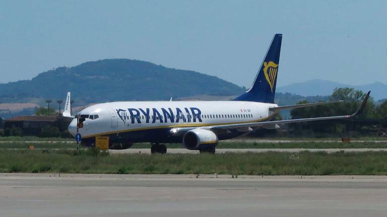 Un volo Ryanair in arrivo a Rimini: la compagnia rappresenta il 75,6% dell’intero traffico commerciale Un volo Ryanair in arrivo a Rimini: la compagnia rappresenta il 75,6% dell’intero traffico commerciale