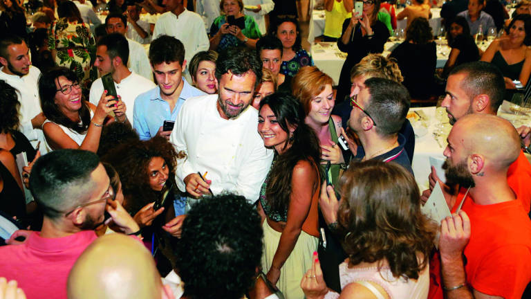 Coriano, Cracco cucina a San Patrignano Coriano, Cracco cucina a San Patrignano