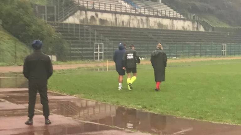 Calcio D, Ghivizzano-Rimini è stata rinviata per pioggia Calcio D, Ghivizzano-Rimini è stata rinviata per pioggia