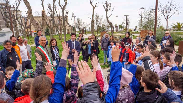 Rimini, inaugurata la Foresta del mare Rimini, inaugurata la Foresta del mare