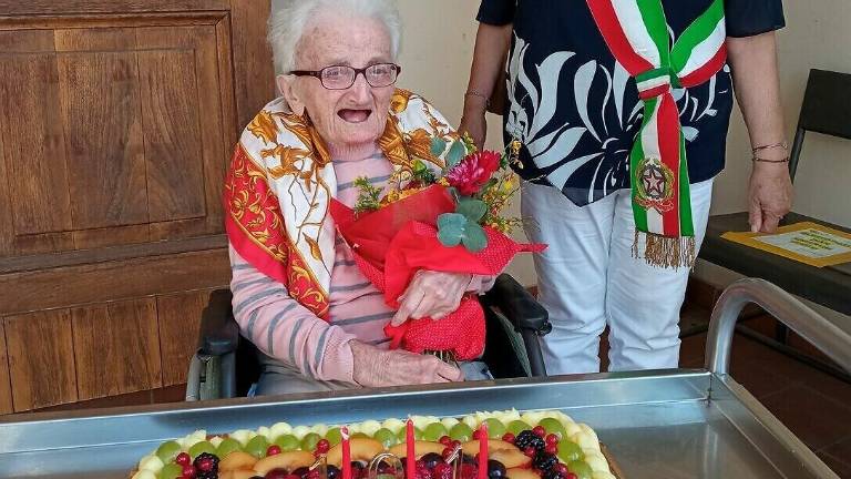 Solarolo, gli splendidi 101 anni della signora Gigina Solarolo, gli splendidi 101 anni della signora Gigina