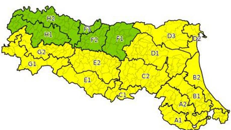 Meteo Romagna, pioggia e temporali: allerta gialla sabato 23 agosto Meteo Romagna, pioggia e temporali: allerta gialla sabato 23 agosto