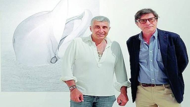 Il fratello pittore del Presidente Europeo espone all'Augeo di Rimini Il fratello pittore del Presidente Europeo espone all'Augeo di Rimini